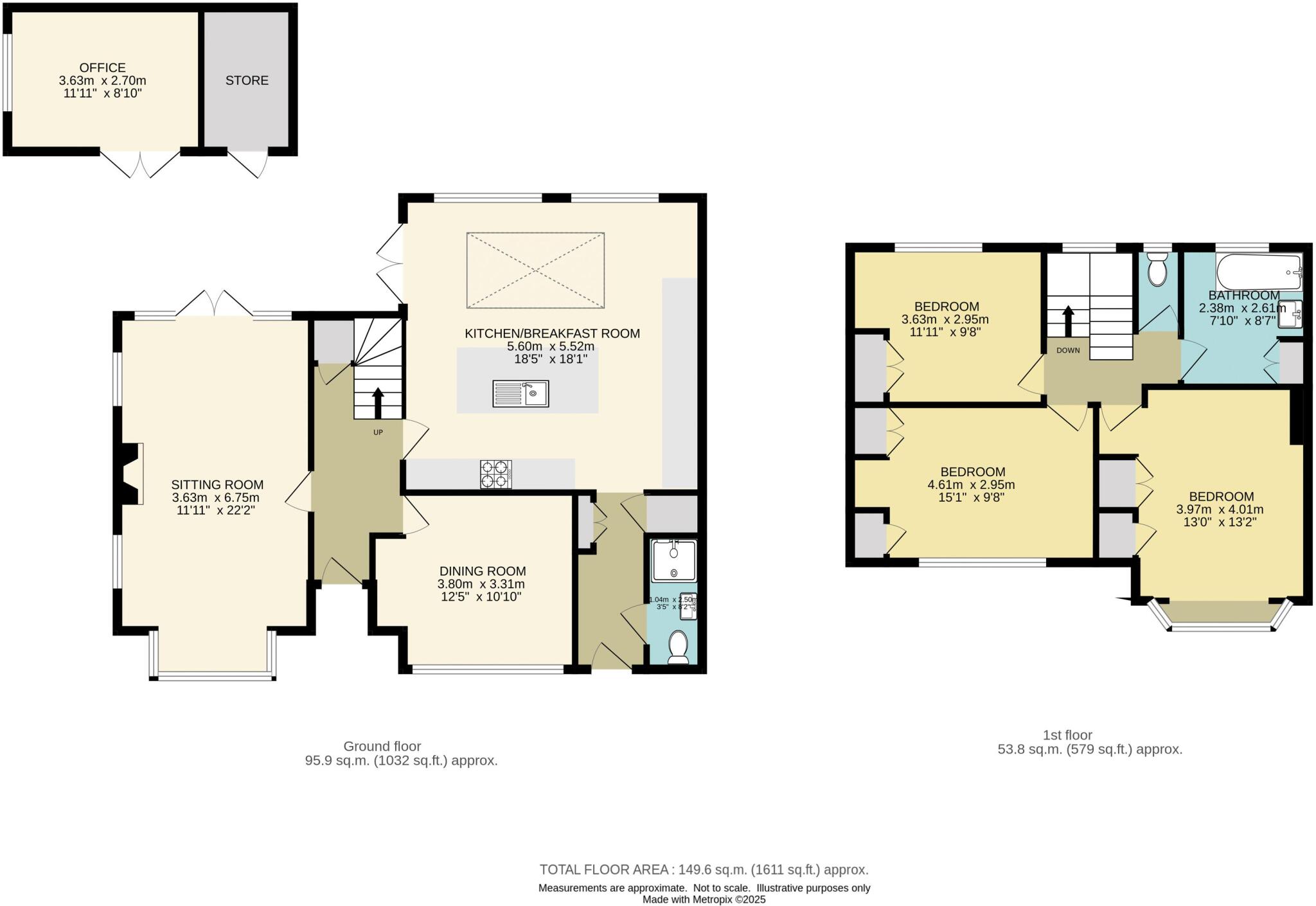 College Road, Epsom floorplan