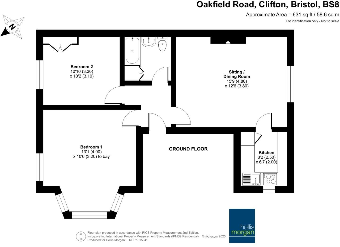 Oakfield Road, Clifton floorplan