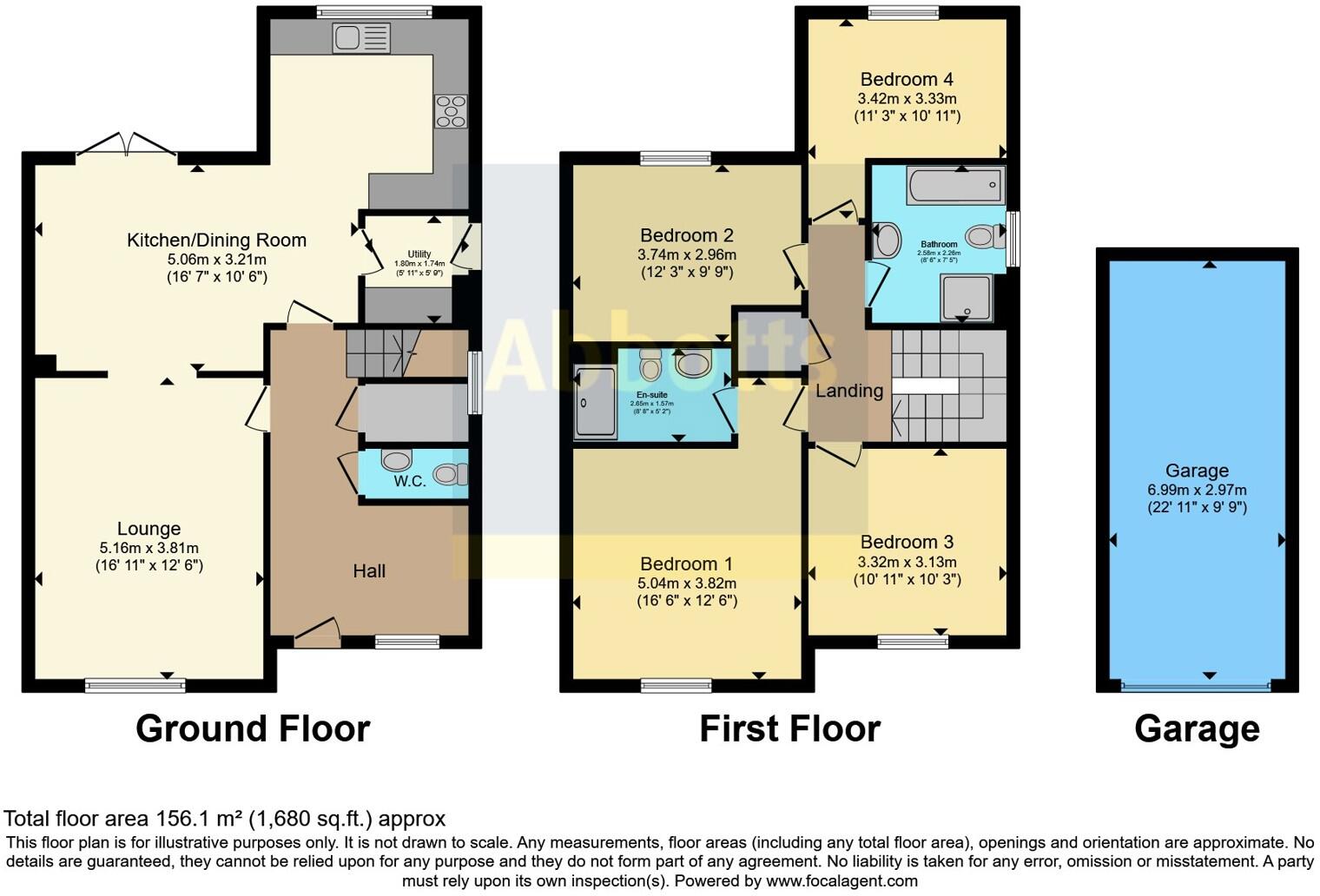 Turner Crescent, Postwick, Norwich, Norfolk, NR13 floorplan