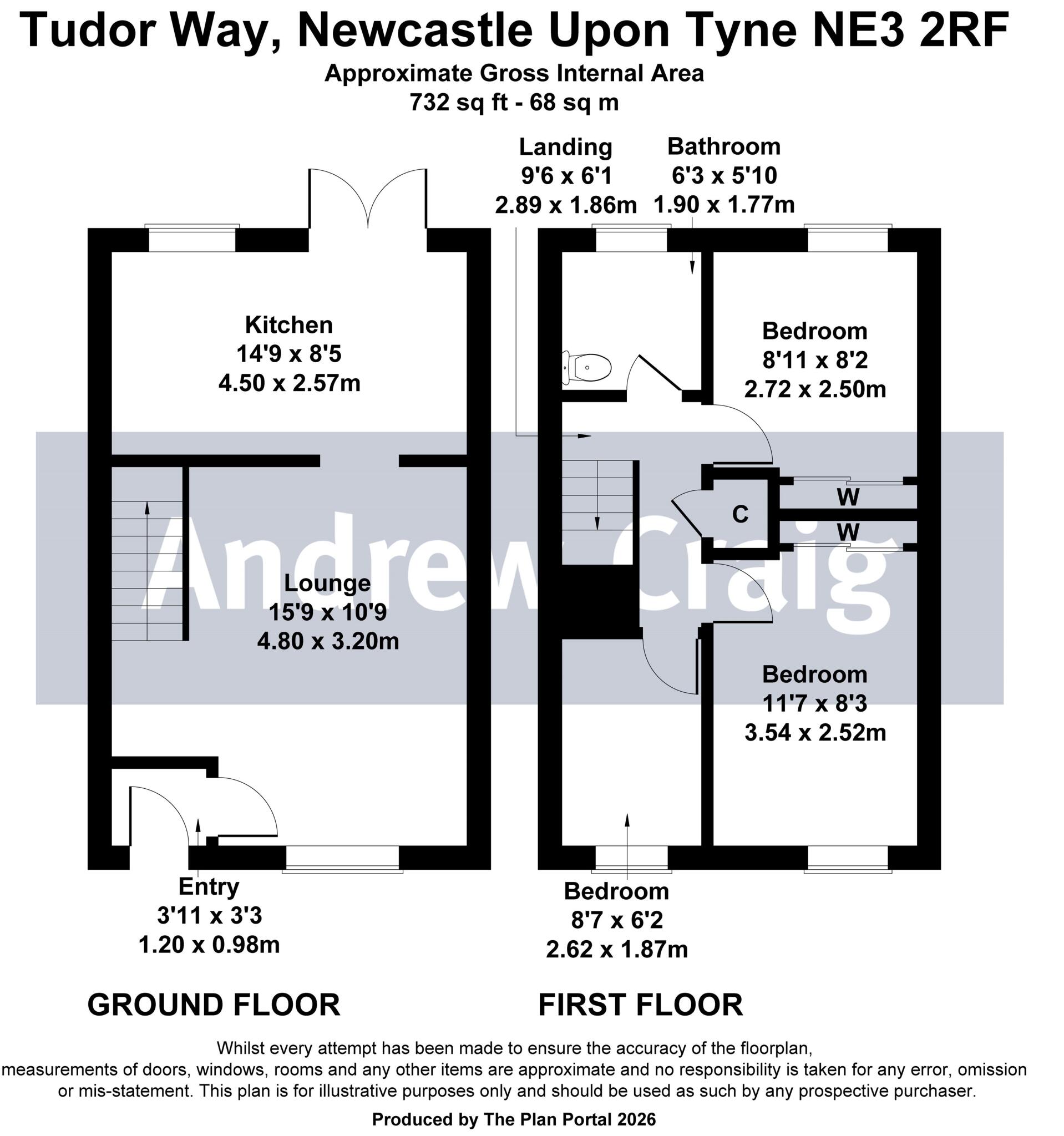 Tudor Way, Kingston Park floorplan