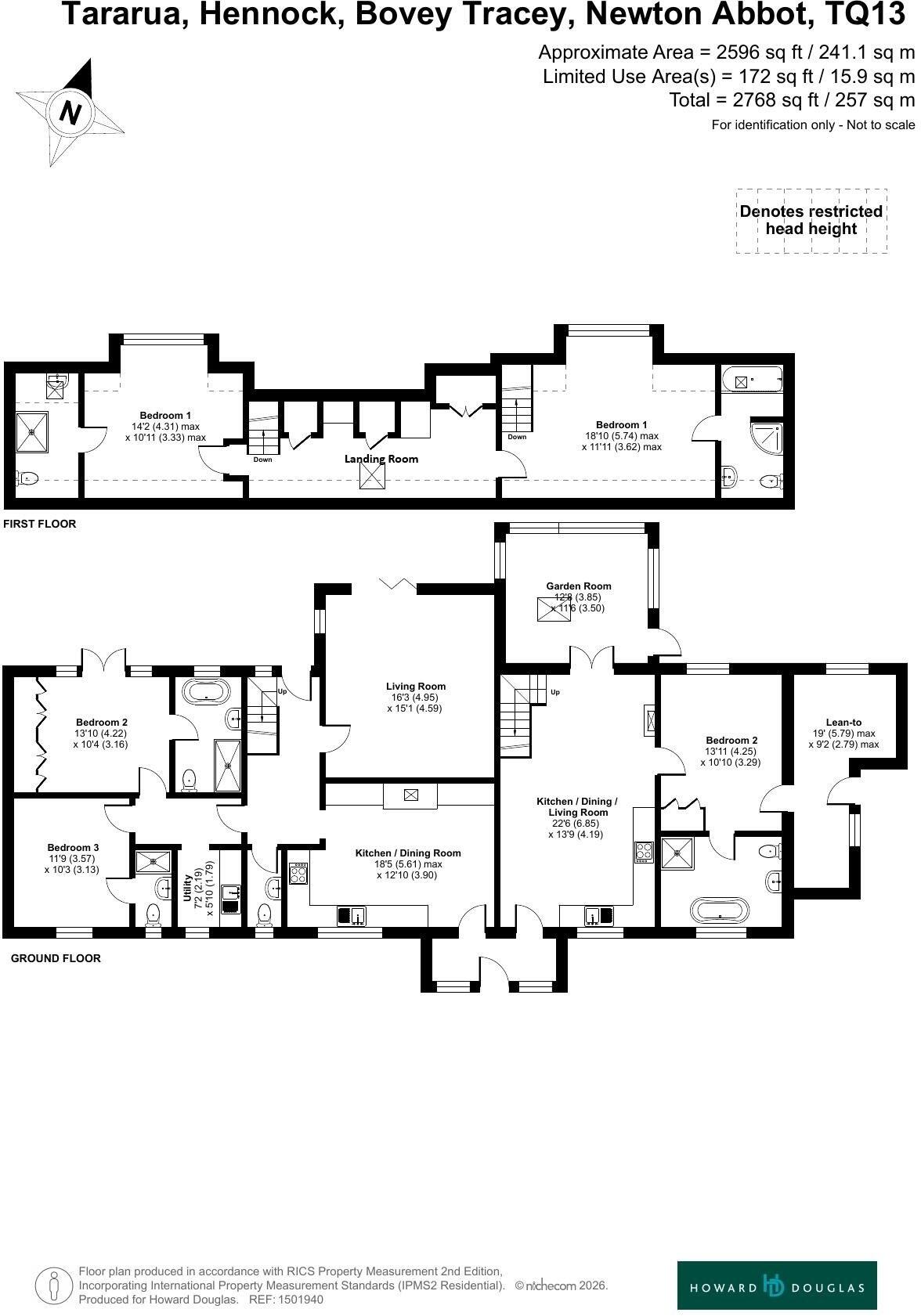 Hennock, Bovey Tracey  floorplan