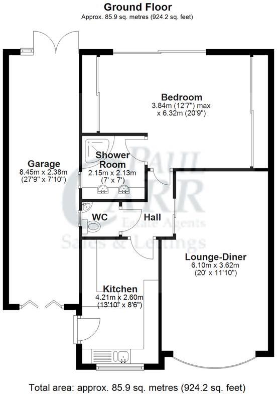 Appledore Close, Wimblebury, Heath Hayes floorplan