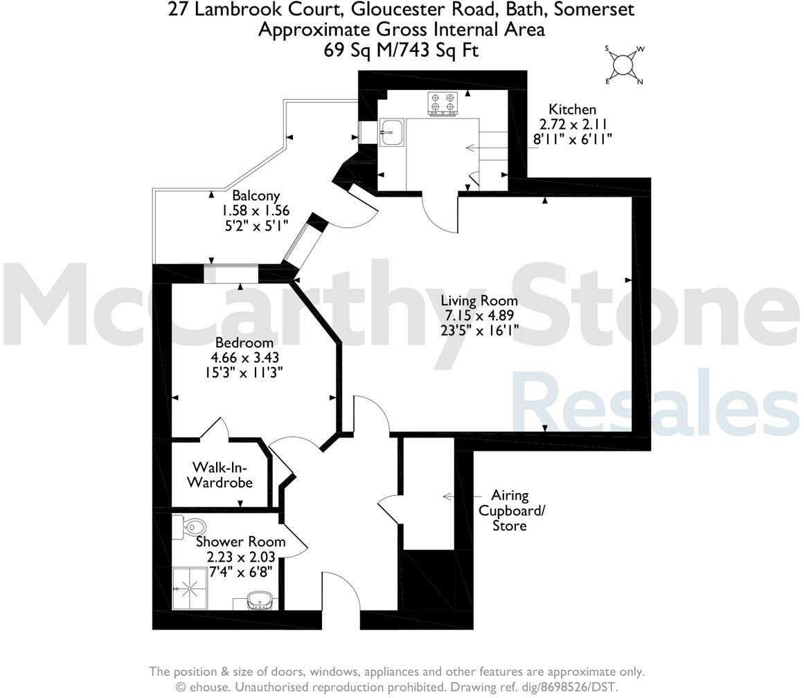 Lambrook Court, Gloucester Road, Larkhall, Bath floorplan