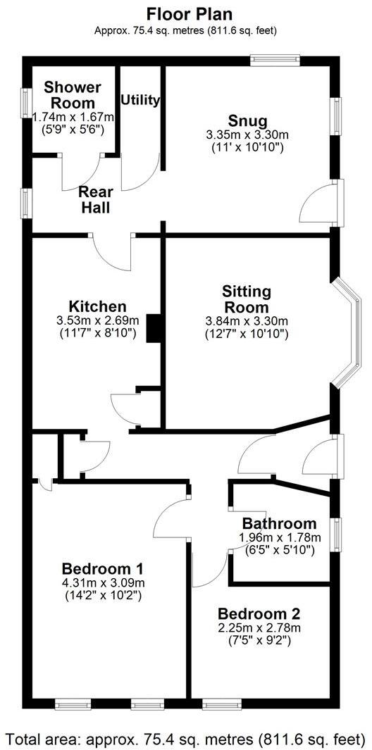 Padfield Gardens, Melksham floorplan