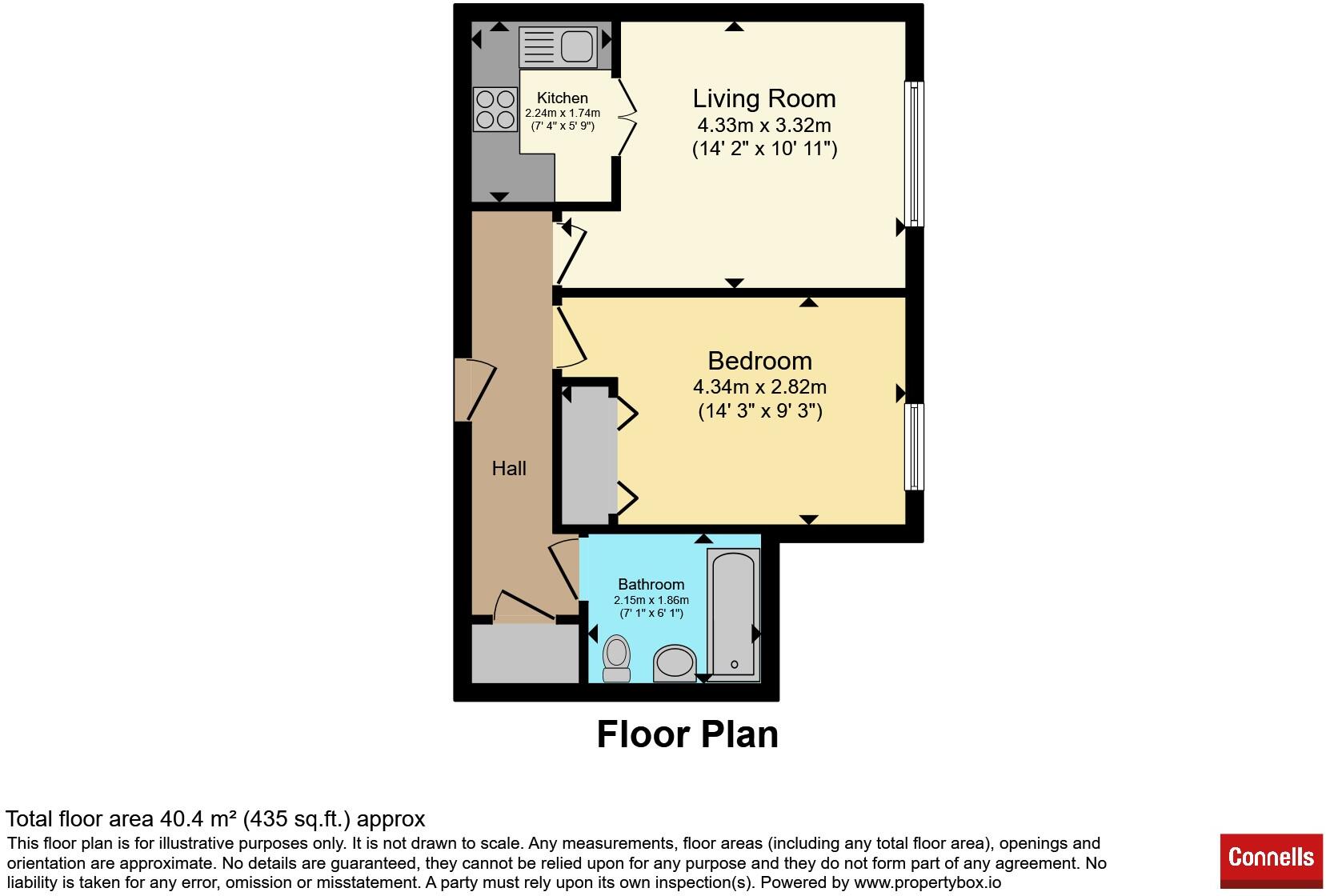 Seafield Road, Bournemouth floorplan
