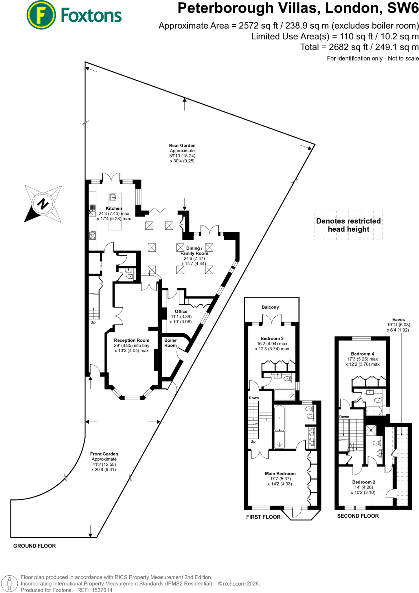 Fulham, Peterborough Estate, London, SW6 floorplan