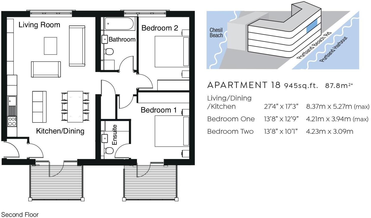 No.1 Chesil Beach, Chesil Beach Square, Weymouth floorplan