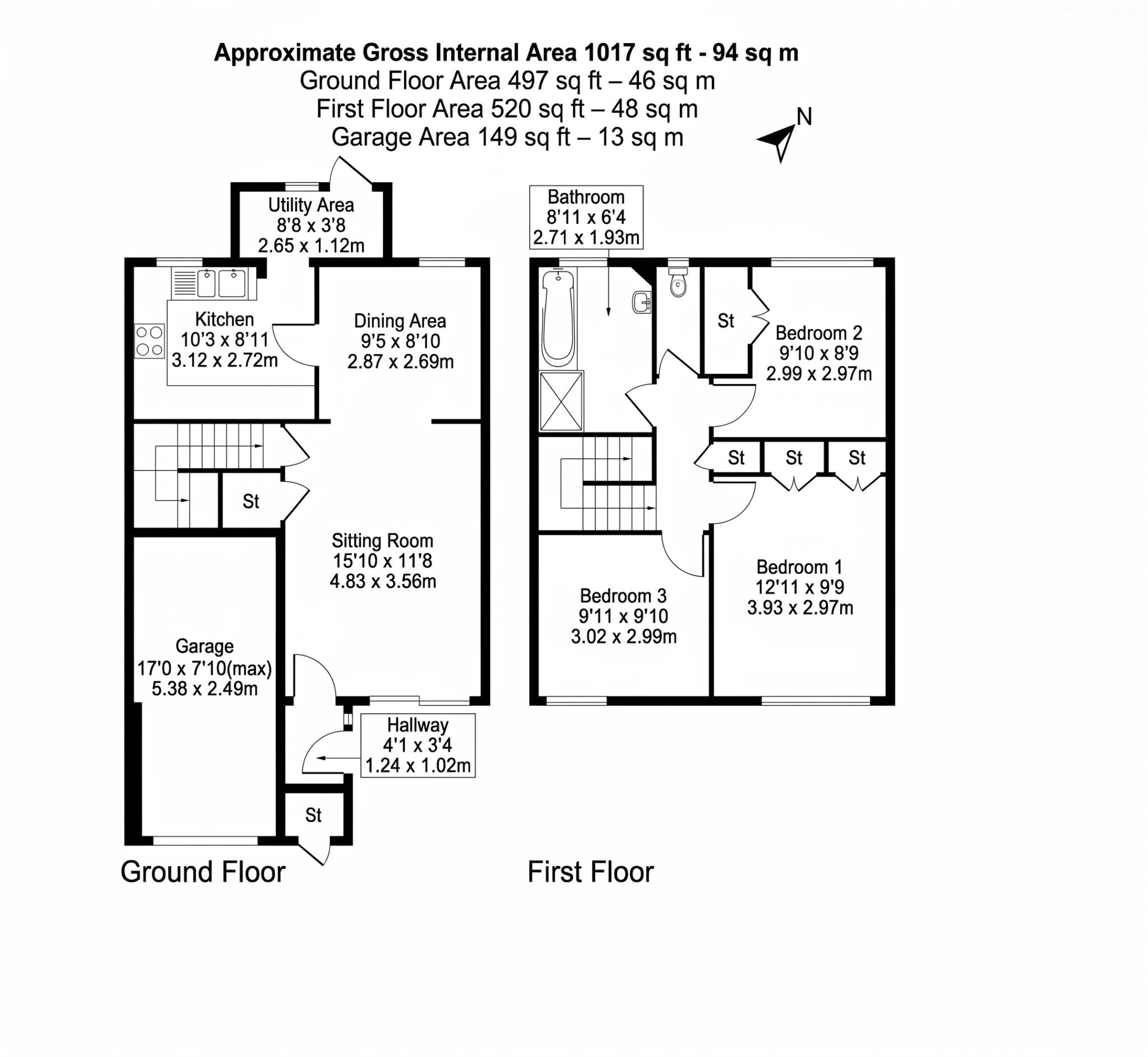 Kingsway, Caversham, Reading, Berkshire, RG4 floorplan