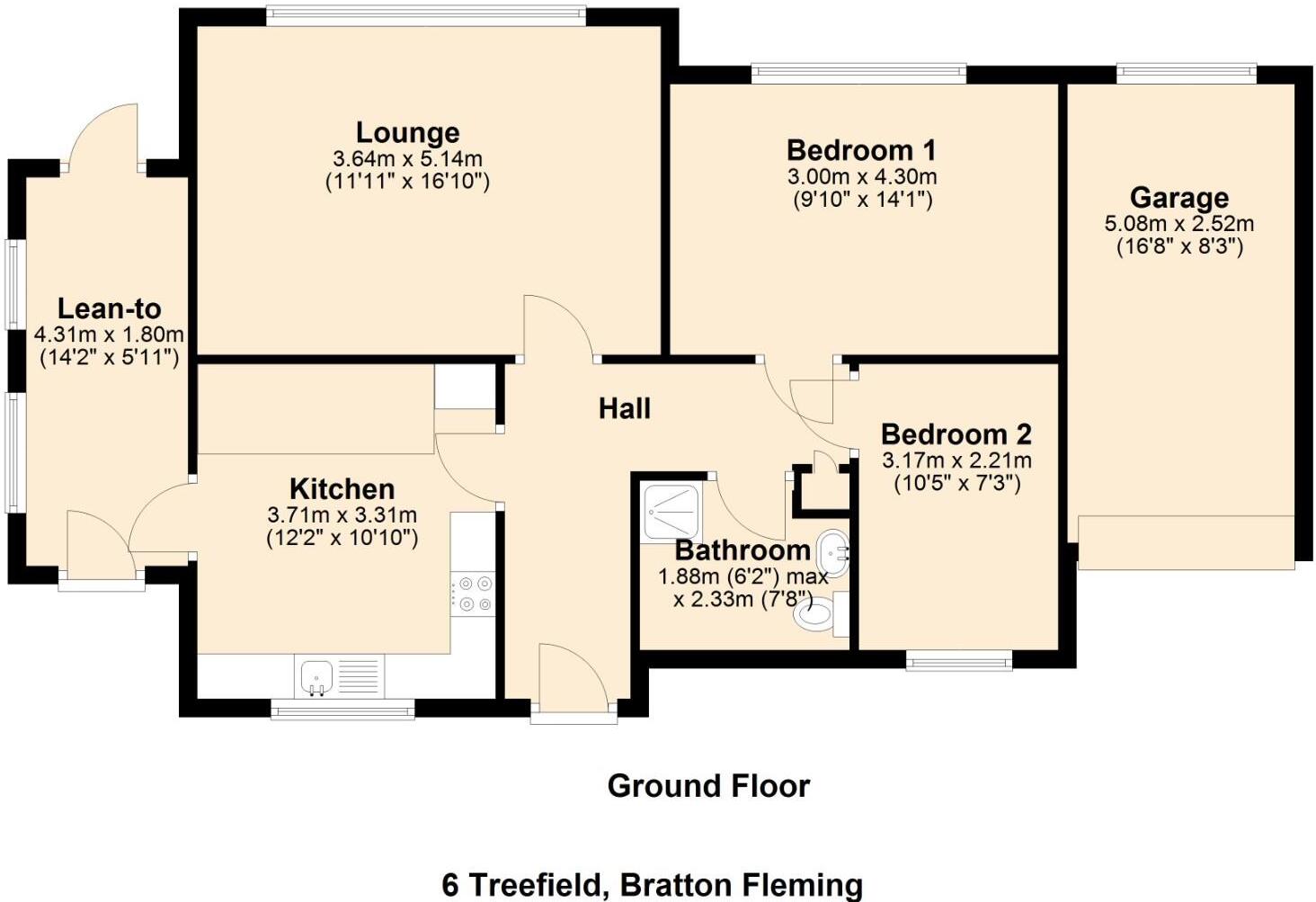 Bratton Fleming, Barnstaple floorplan