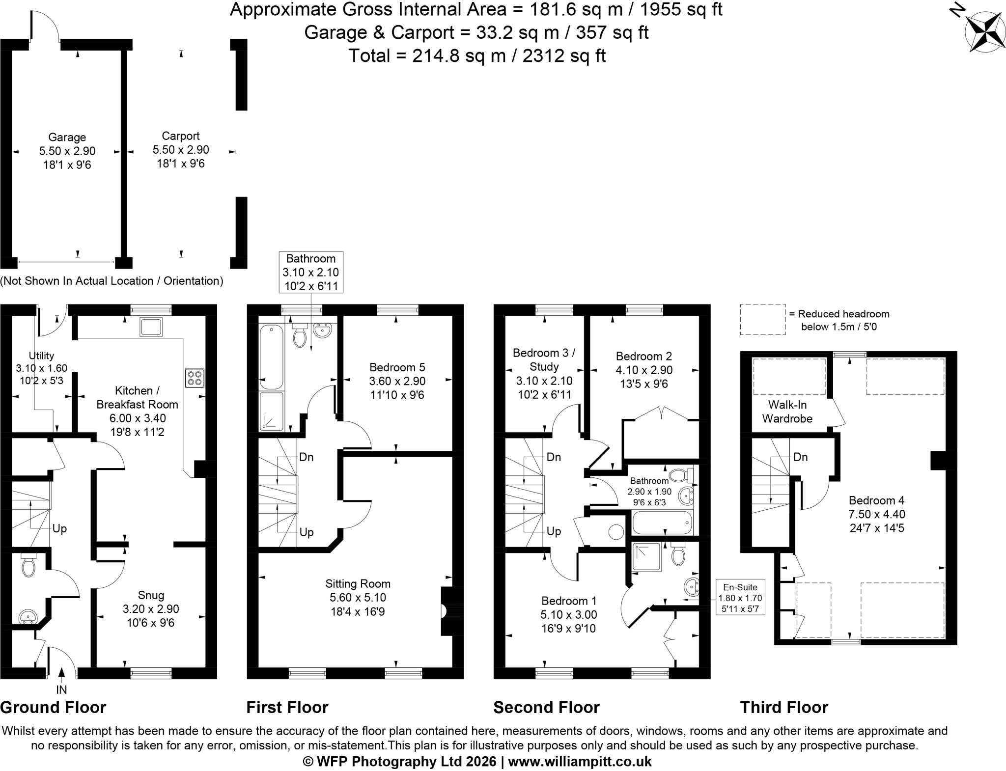 Tupman Walk, Bury St Edmunds, Suffolk, IP33 floorplan
