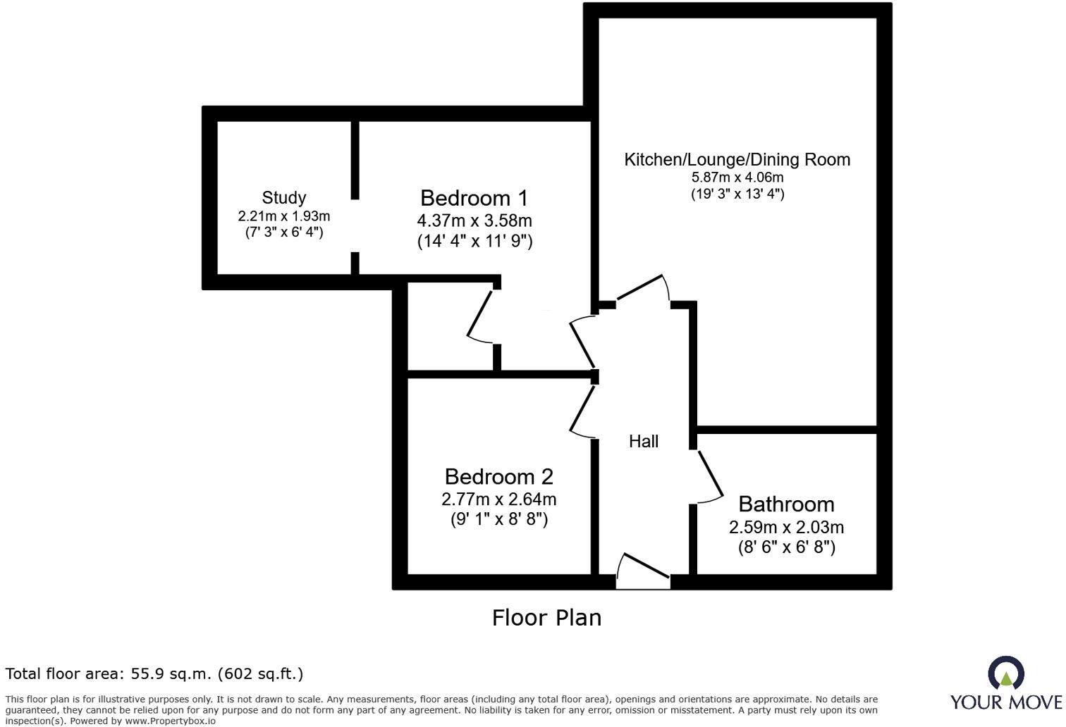 Evershed Way, Burton-on-Trent, Staffordshire, DE14 floorplan