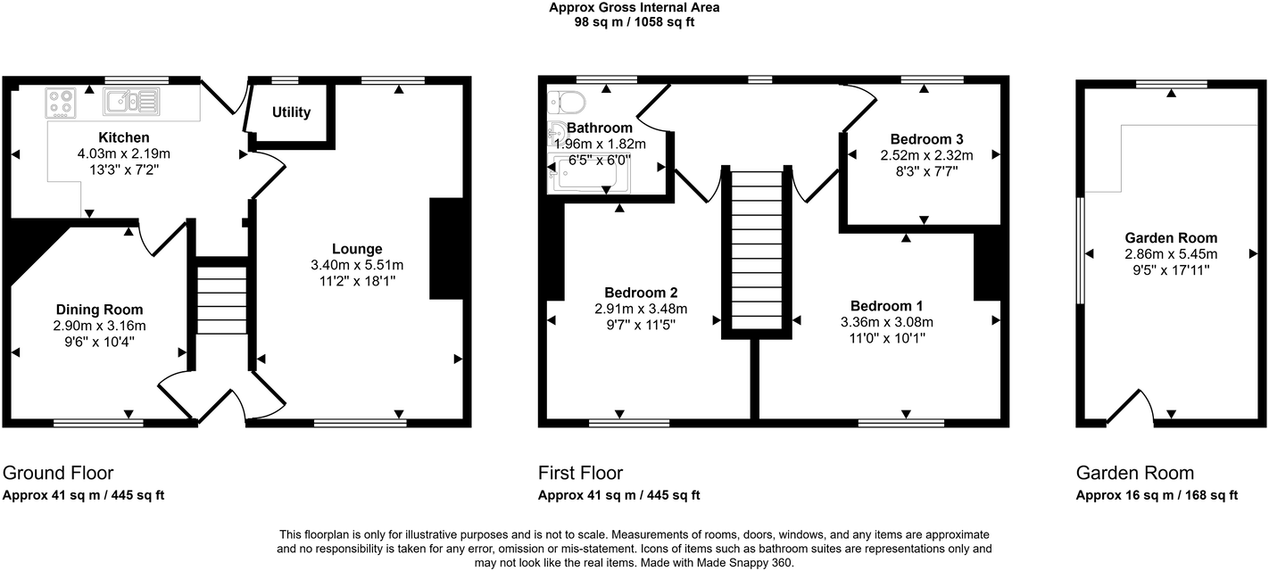 Prince Edward Avenue, Rhyl floorplan