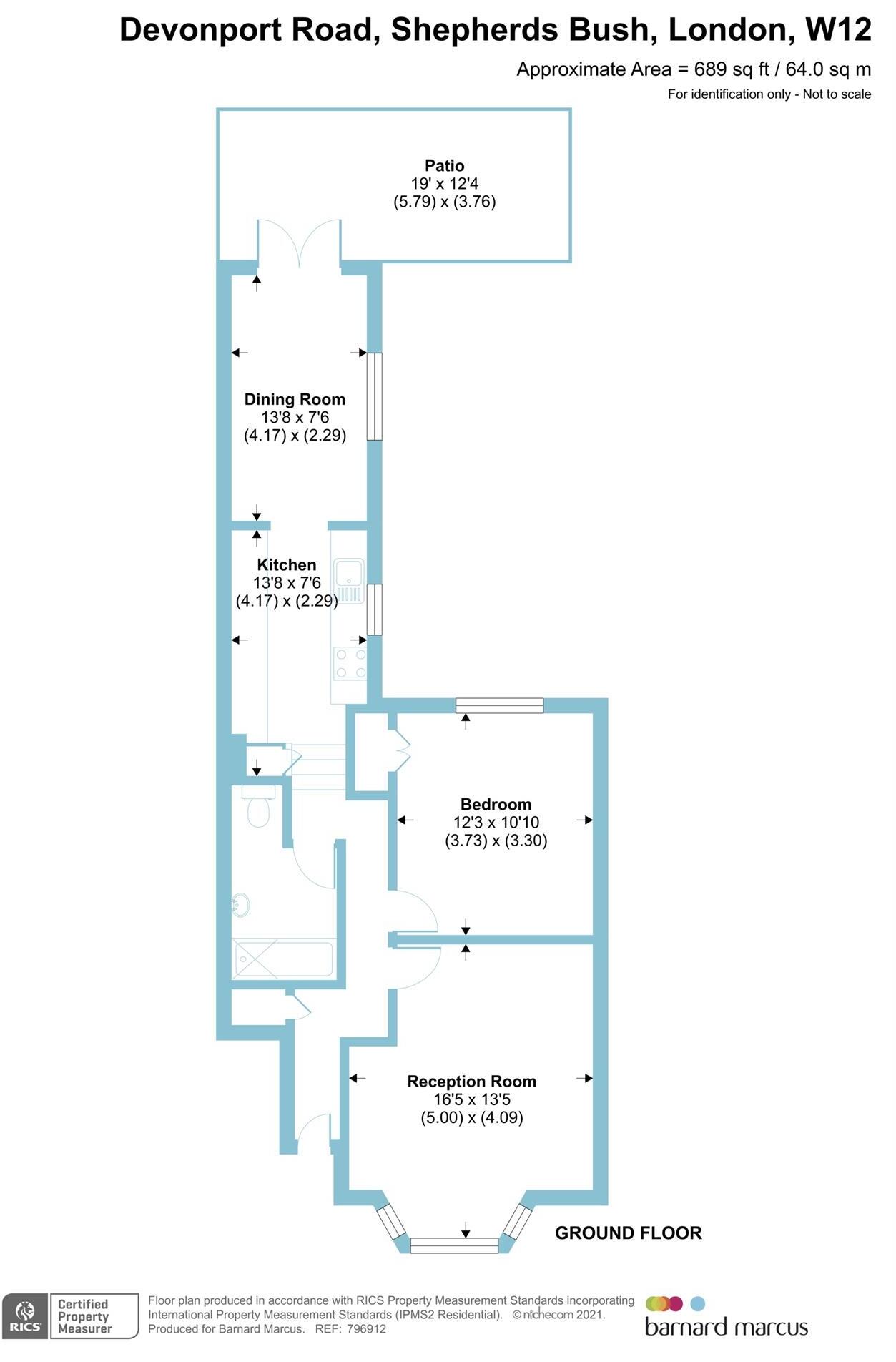 Devonport Road, Shepherds Bush, London floorplan