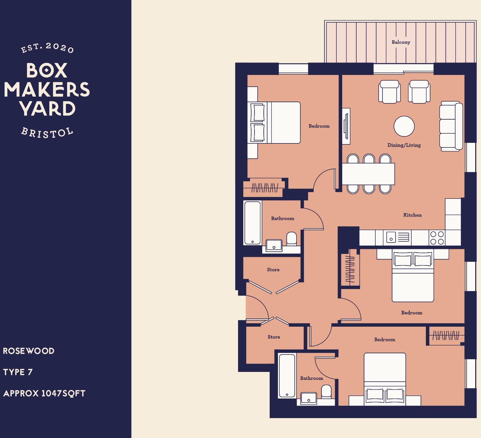 Flat 315, Dovetail, New Kingsley Road, St Philips, Bristol, Bristol City floorplan