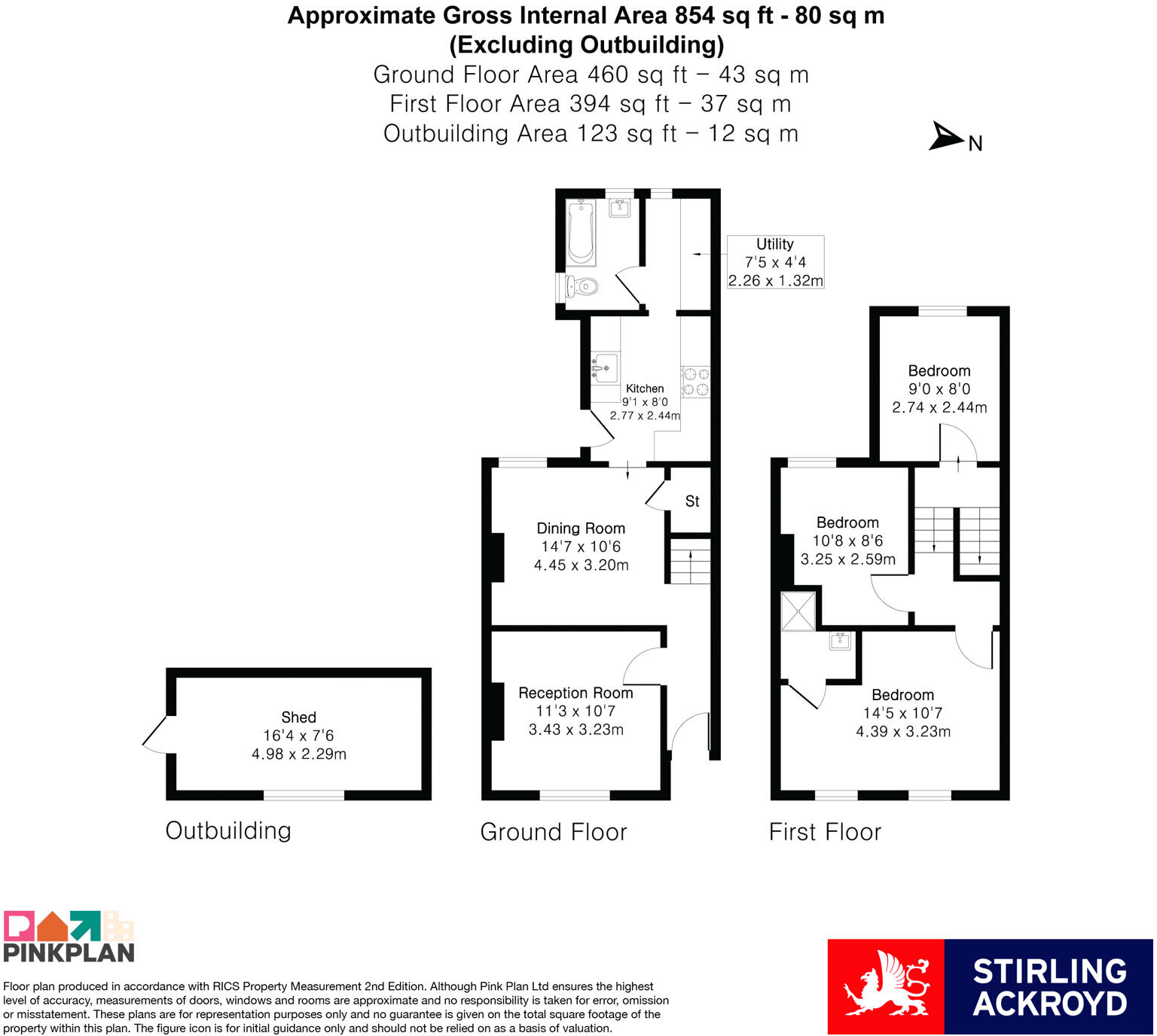Chattern Hill, Ashford, Surrey, TW15 floorplan