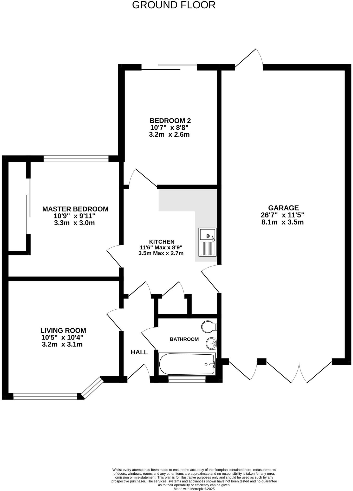 Farm Close, Worcester, Worcestershire. floorplan