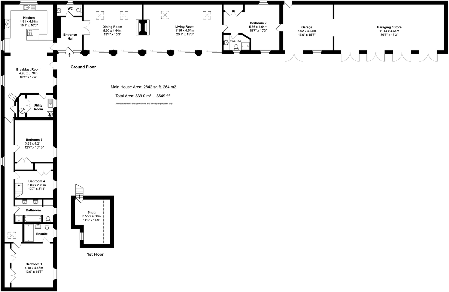 West Foscote, Grittleton floorplan