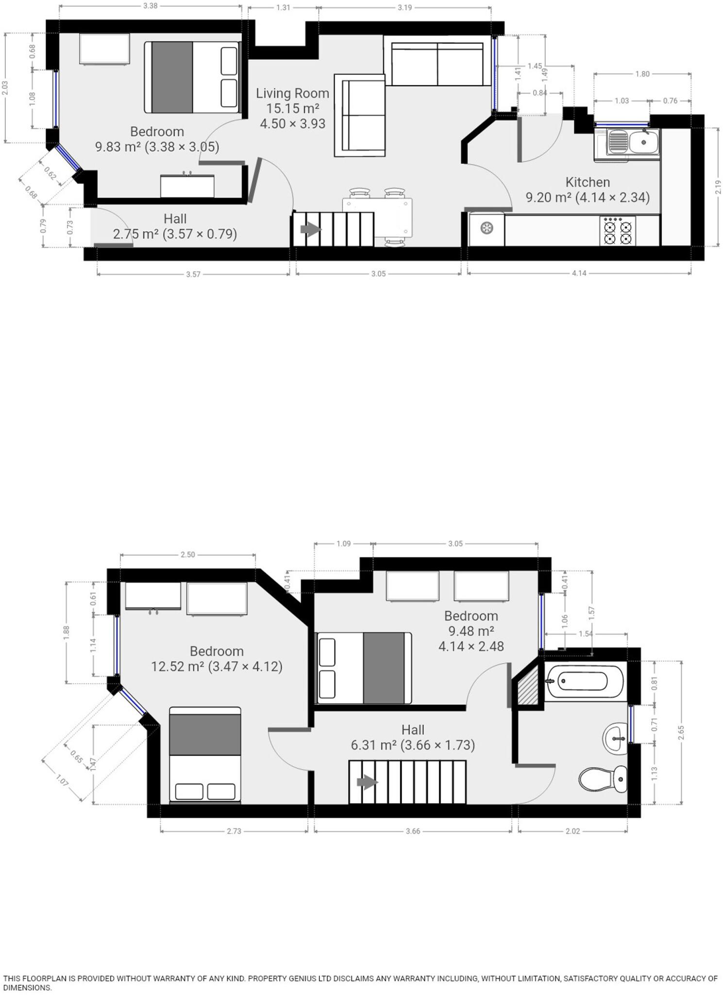 St. Ives Road, Manchester, M14 floorplan