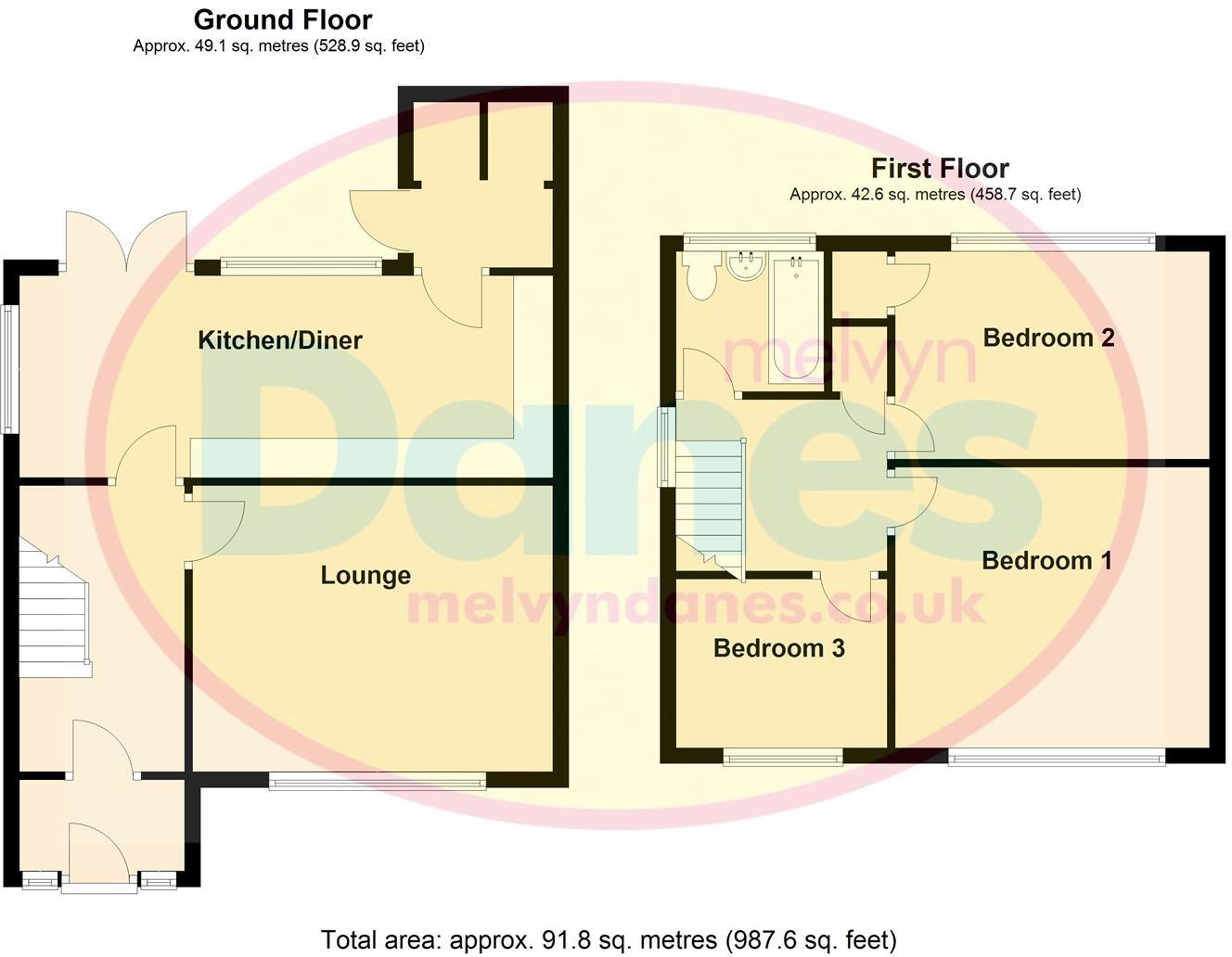 Carnford Road, Sheldon, Birmingham floorplan