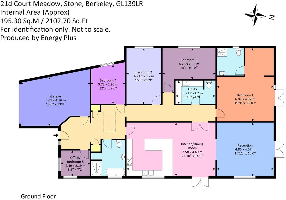 Court Meadow, Stone, GL13 floorplan