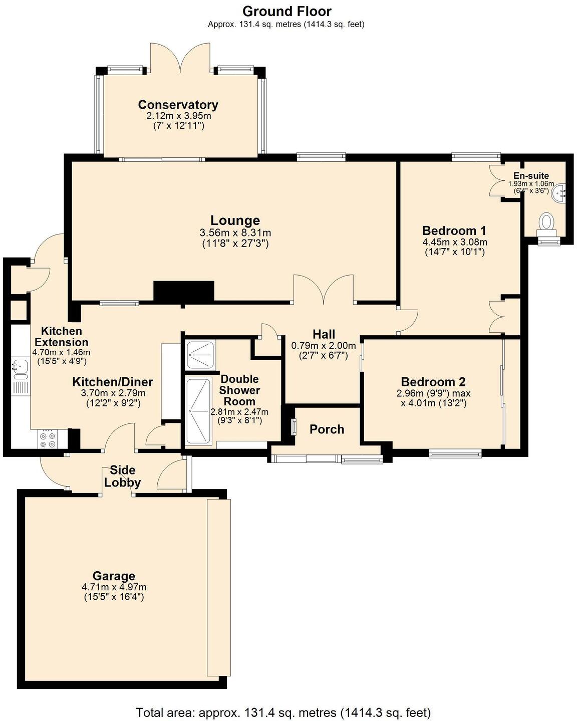 Eyebrook Close, Loughborough, LE11 floorplan