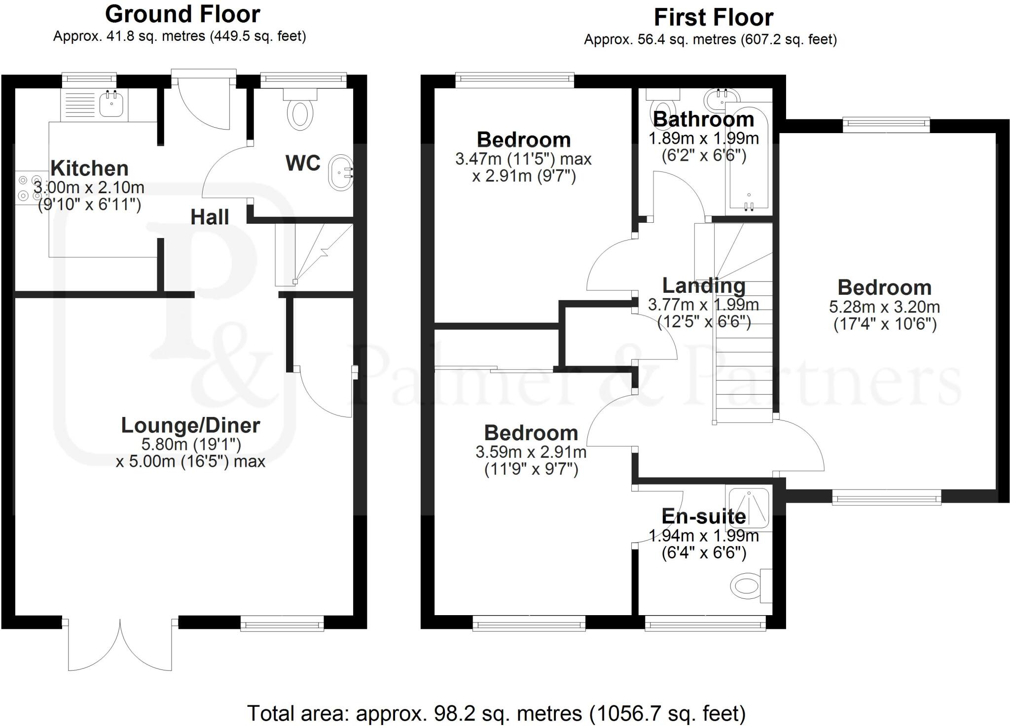 Foxglove Avenue, Chelmsford, Essex, CM1 floorplan