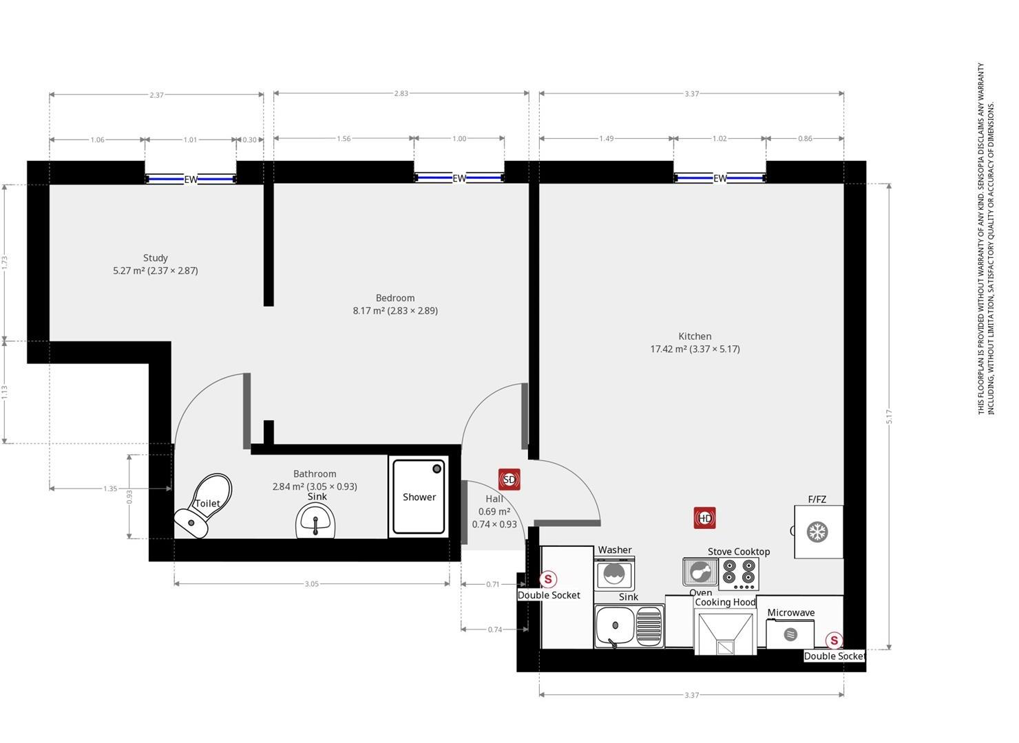 27/28 - Carholme Road - Student Apartment floorplan