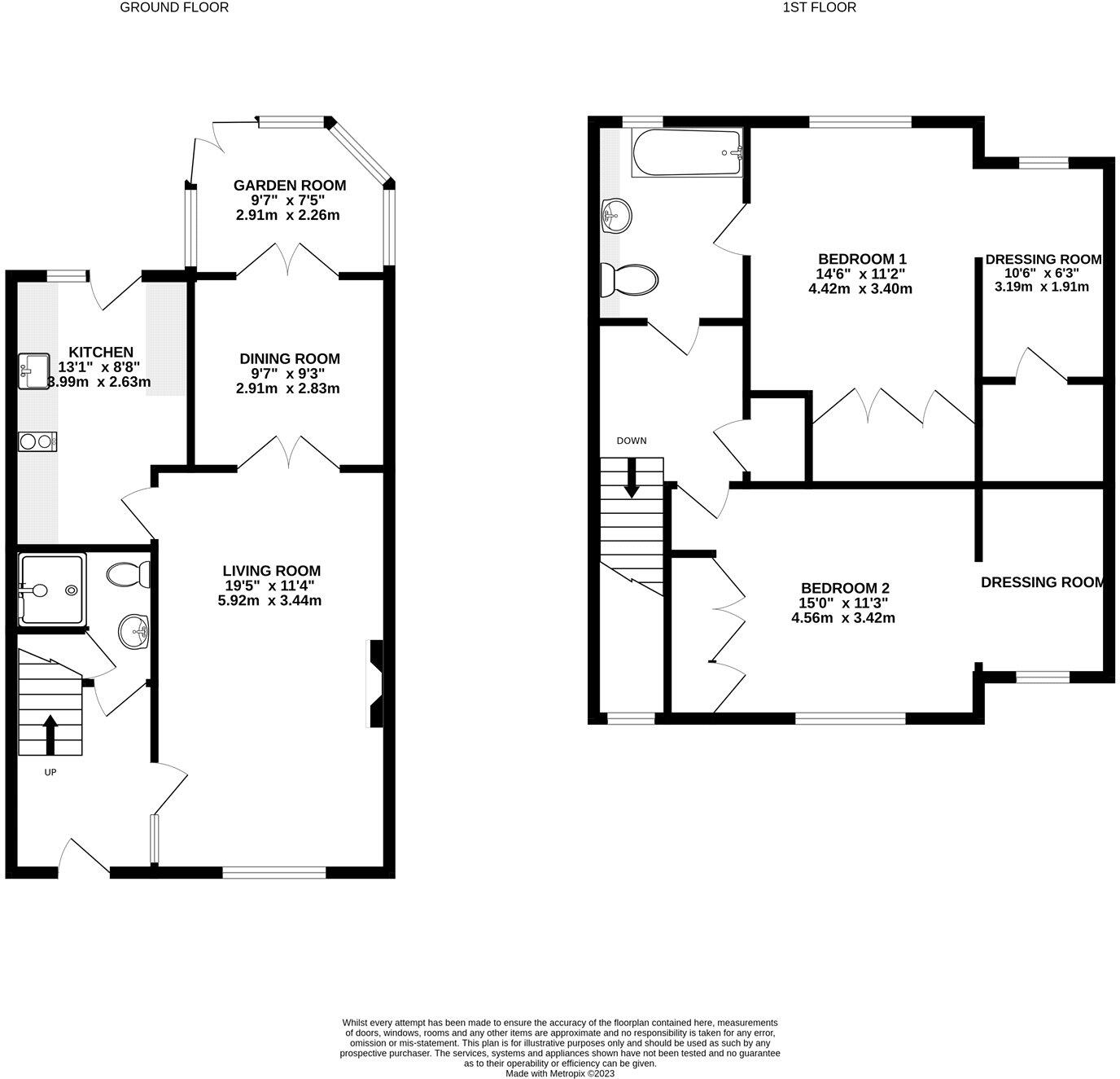 Mytchett Heath, Mytchett, Camberley, Surrey, GU16 floorplan