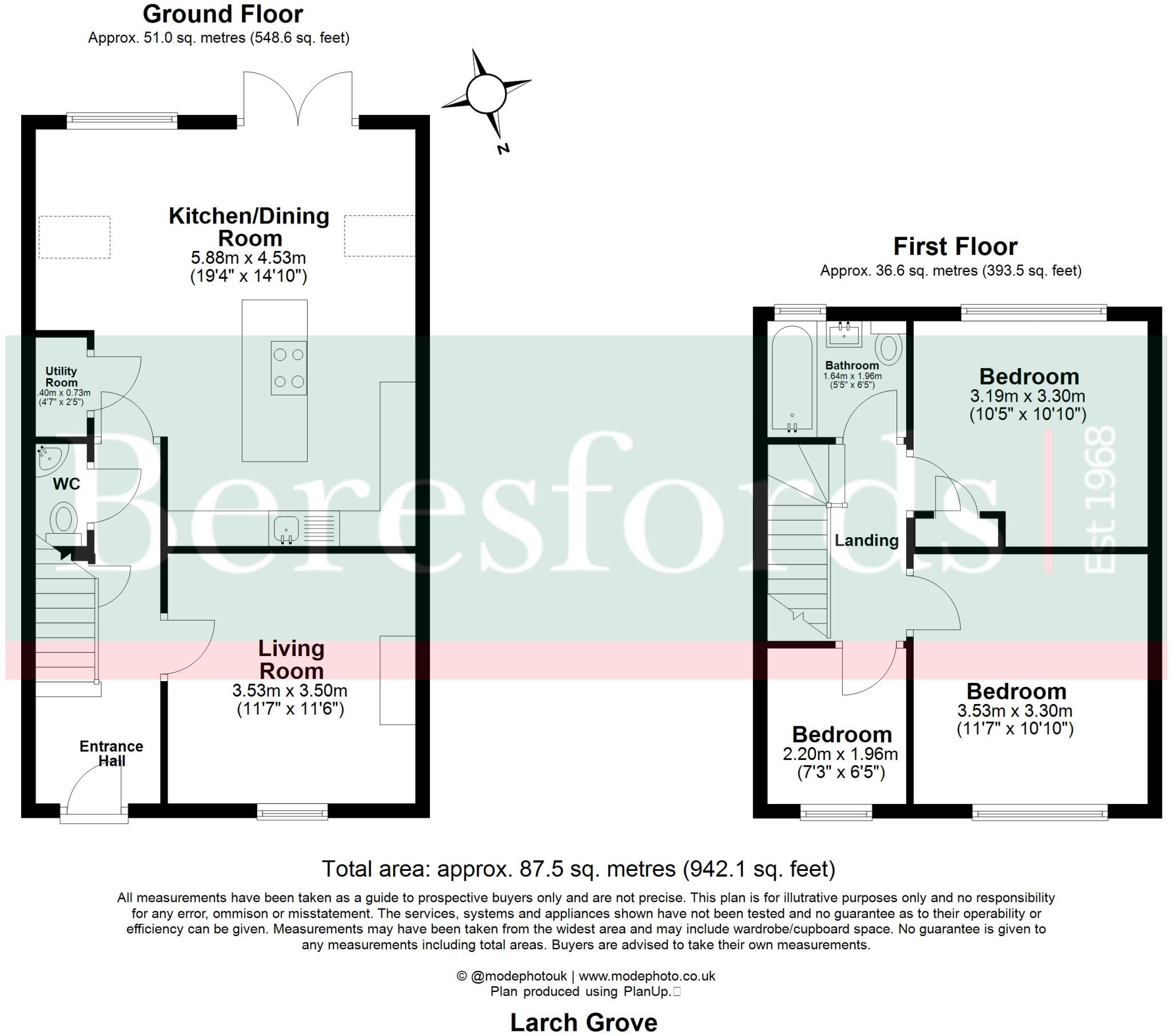 Larch Grove, Chelmsford, CM2 floorplan