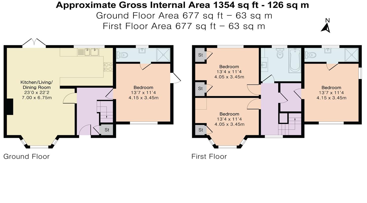 Buckingham Drive, Emmer Green, Reading floorplan