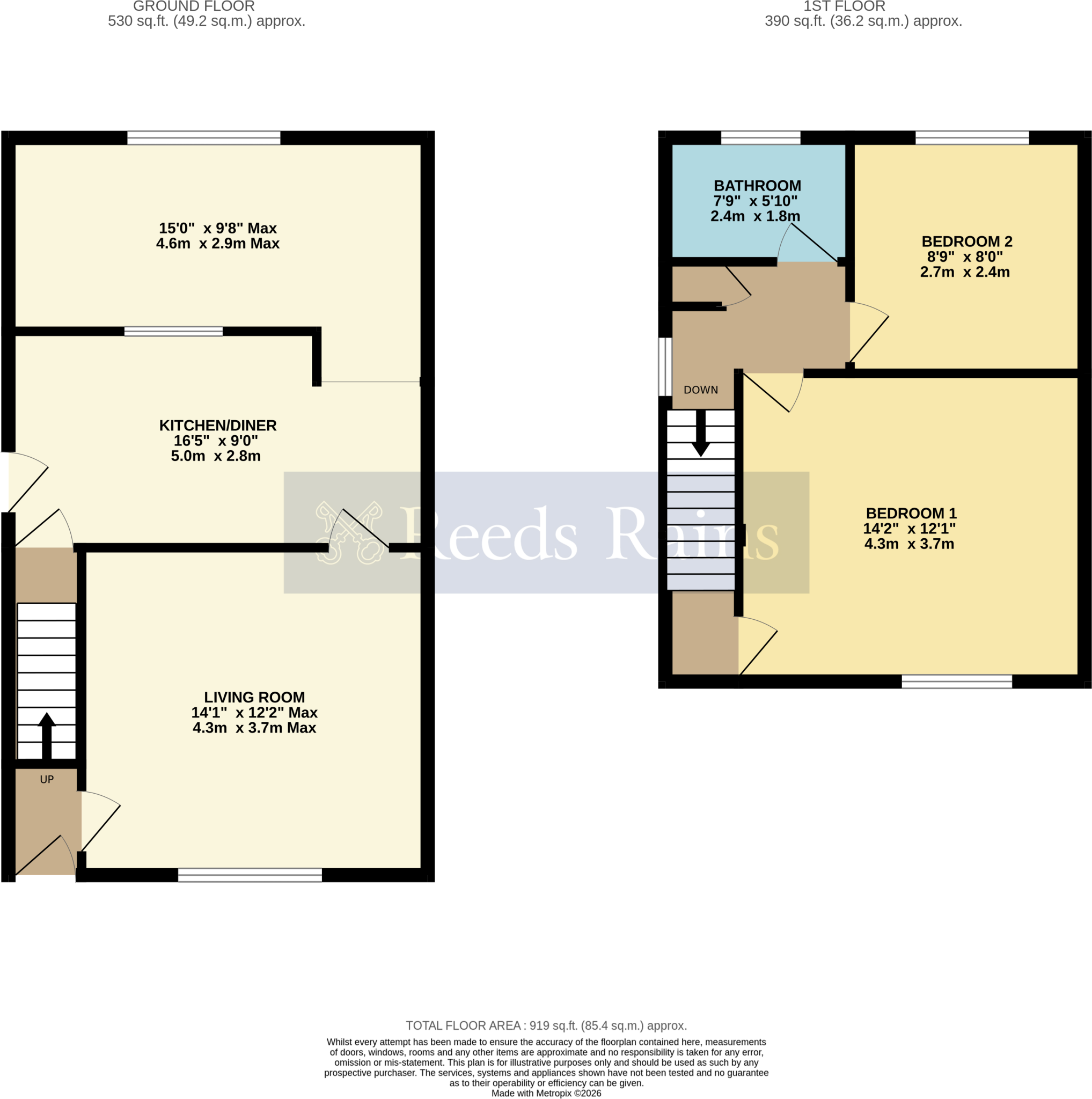 Bunns Road, Worcester, Worcestershire, WR5 floorplan