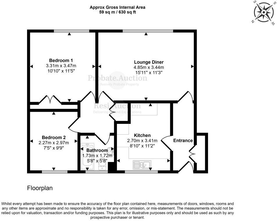 4 Spring Rise, Chelmsford, Essex, CM2 8SQ floorplan