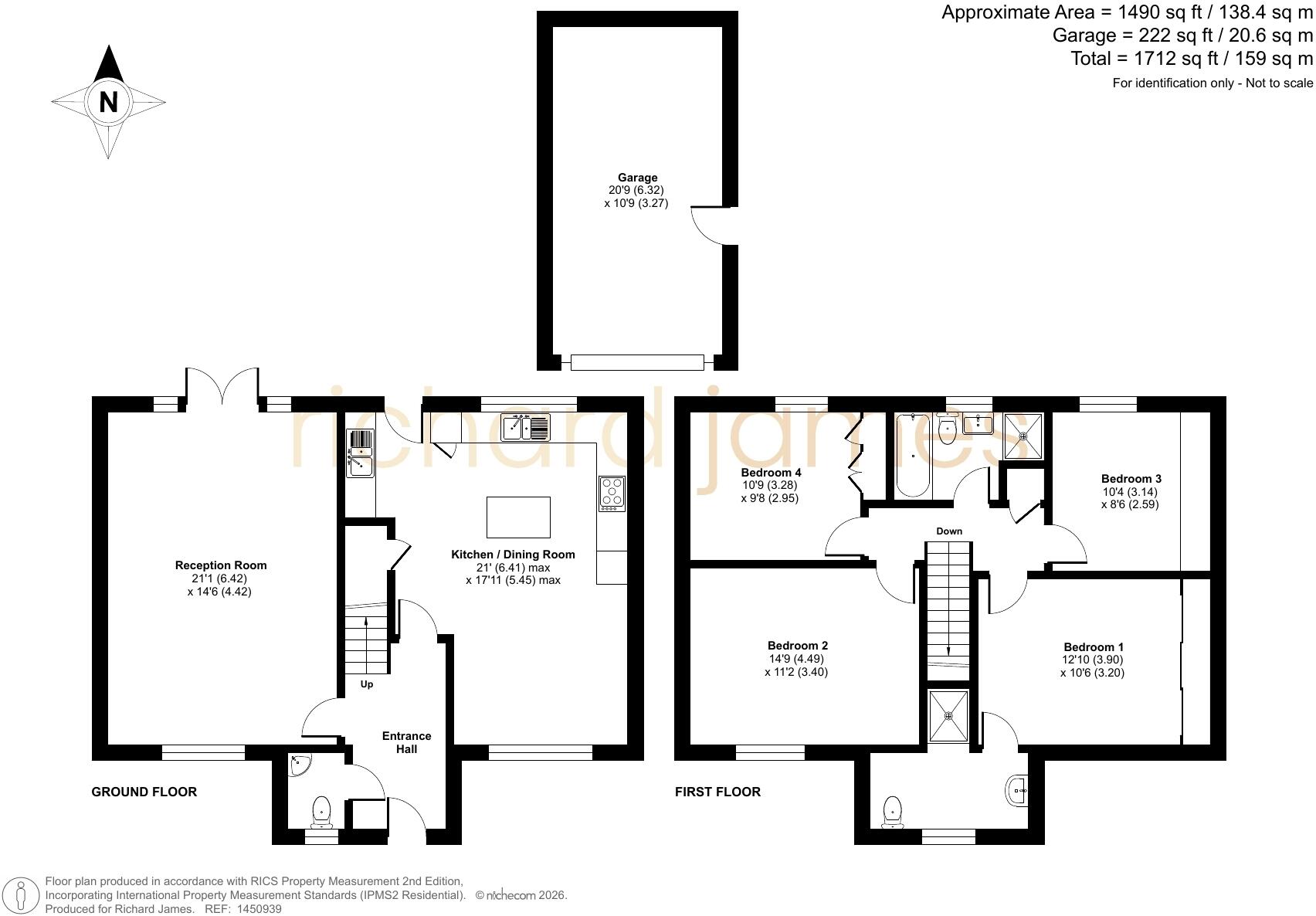 Faulkner Road, Tadpole Garden Village, Swindon, SN25 floorplan