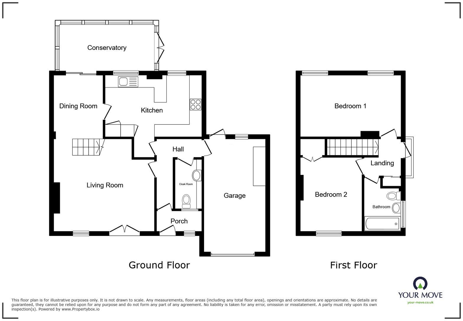 Ashfield Gardens, Workington, Cumbria, CA14 floorplan