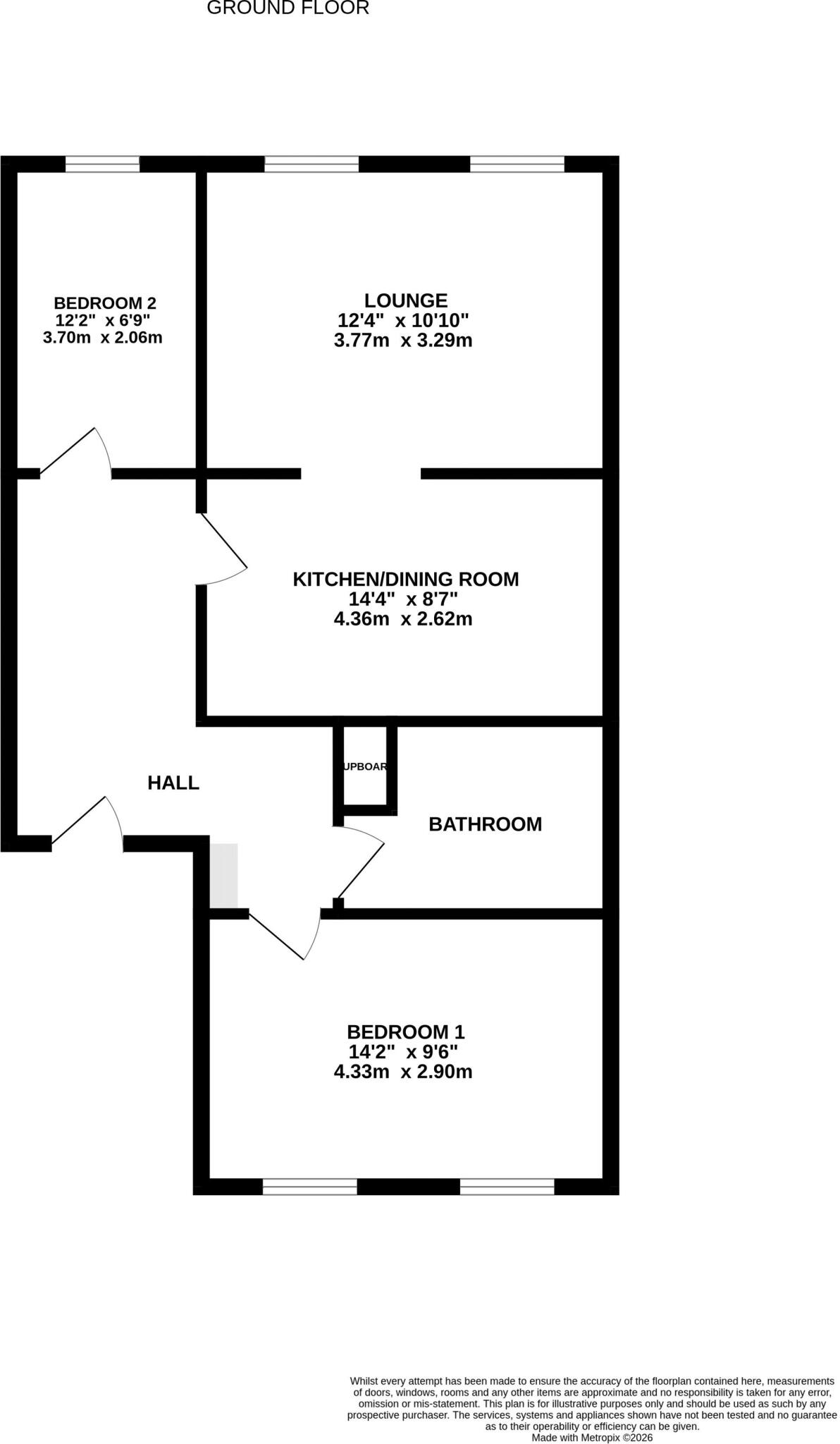 2 Orange Grove House, Orchard Road, Port Erin floorplan
