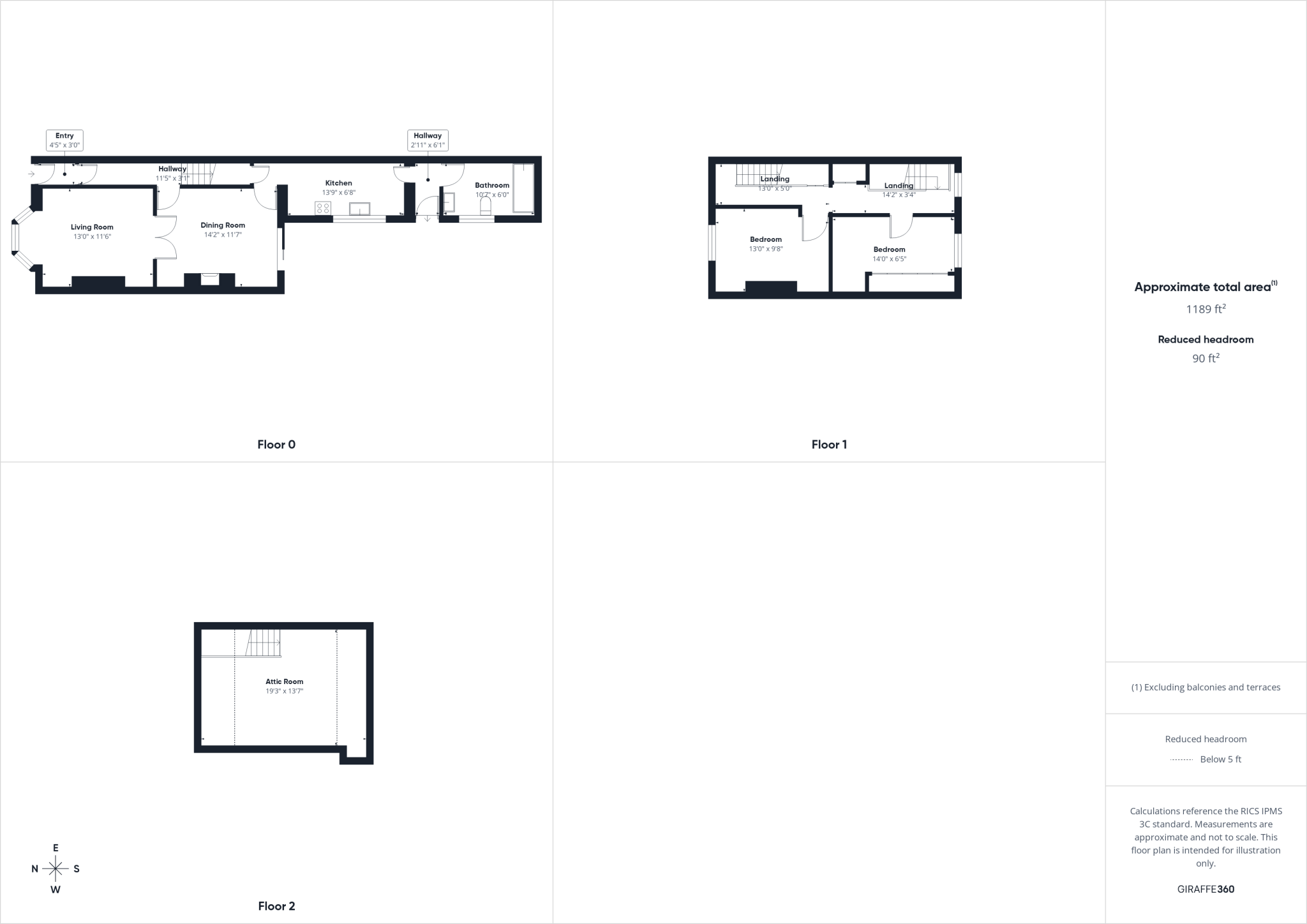 Leazes Lane, St. Helen Auckland, Bishop Auckland, Durham, DL14 floorplan