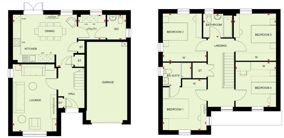 Henley Gate, Ipswich floorplan