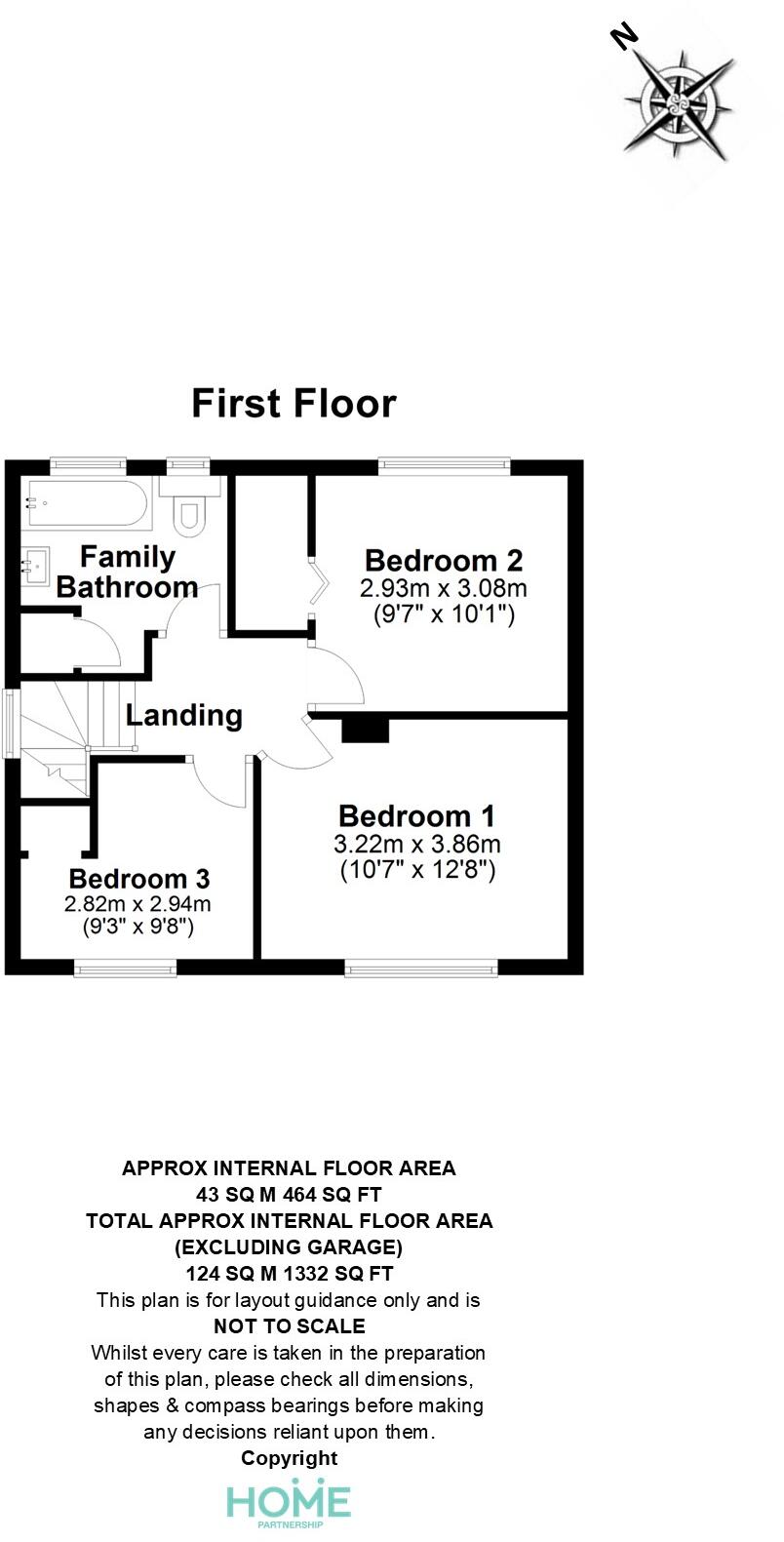 Tavistock Road, Old Springfield, Chelmsford floorplan