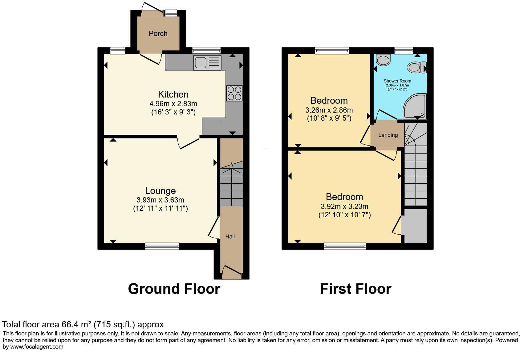 Beauvale Crescent, Nottingham, NG15 floorplan