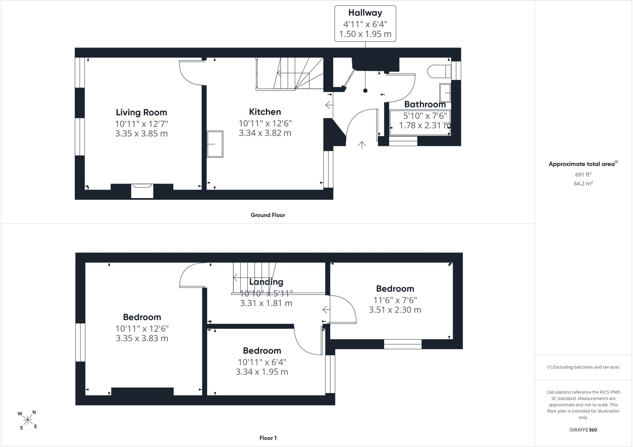 Norwood Place, Bournemouth, Dorset, BH5 floorplan