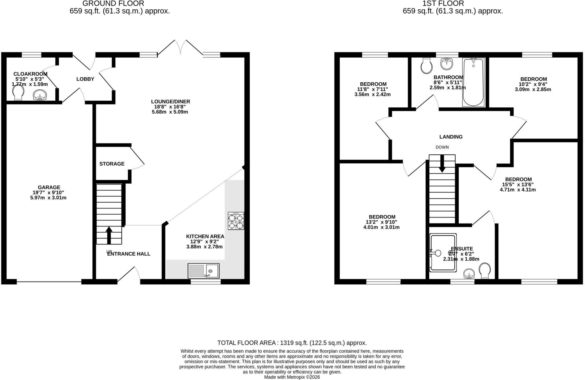 Marble Drive, Newhall, Swadlincote, Derbyshire, DE11 floorplan