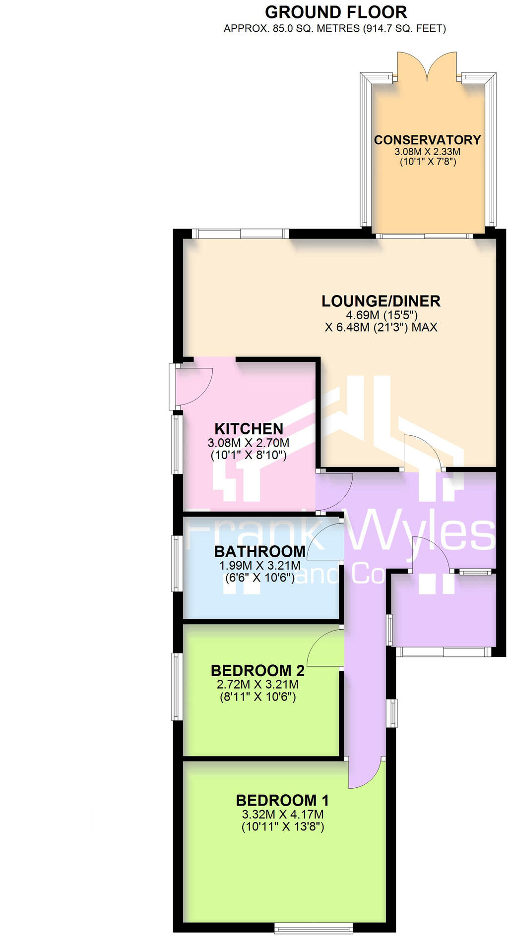 Crosland Road North, Lytham St. Annes, Lancashire floorplan