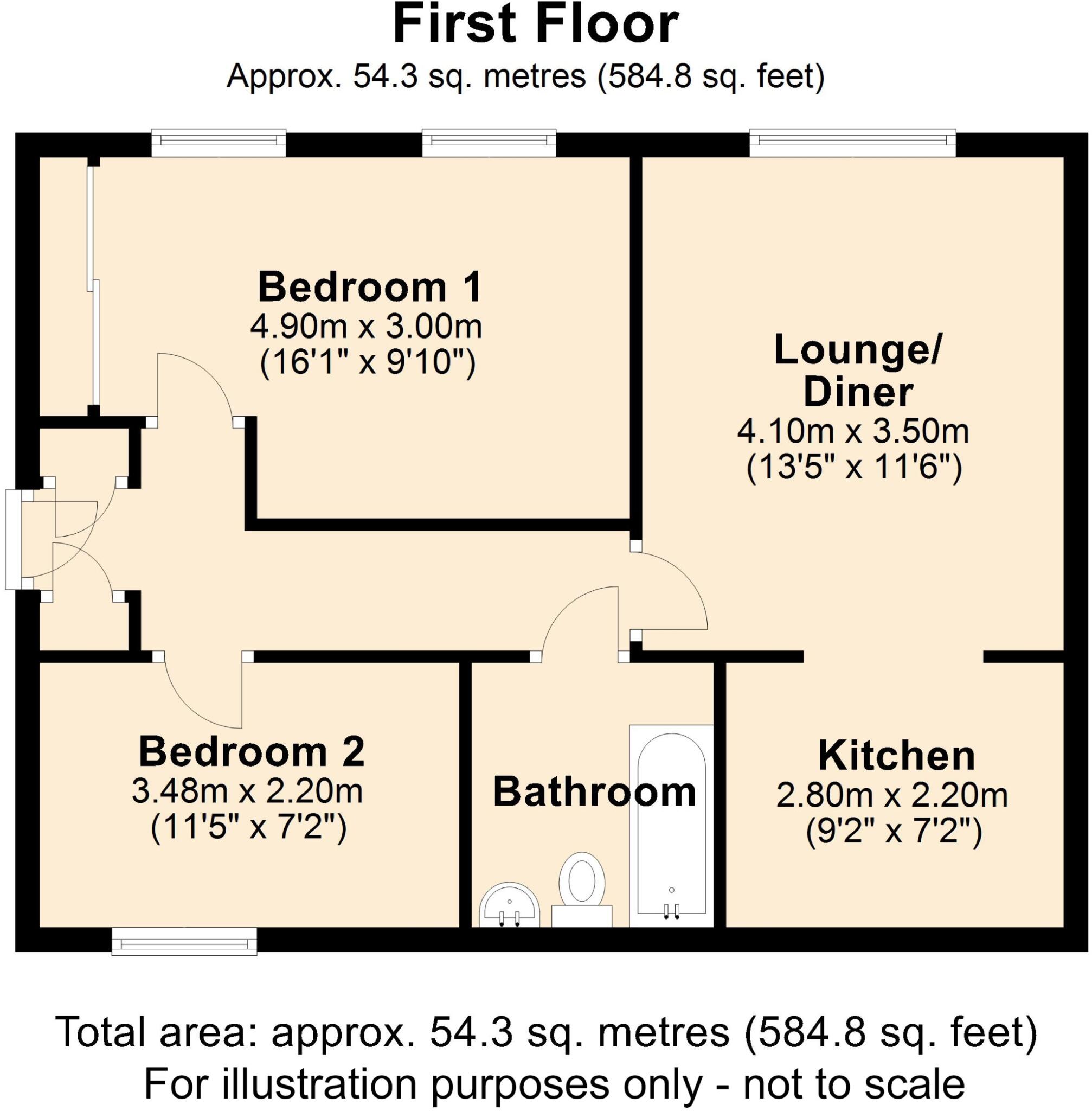 Worsdell Close, Ipswich, IP2 floorplan
