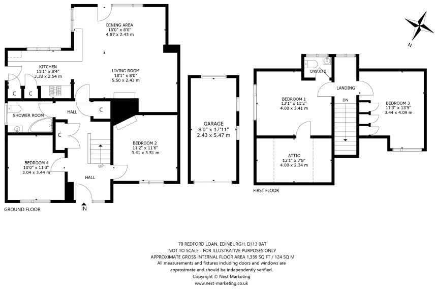 70 Redford Loan, Edinburgh, EH13 0AT floorplan