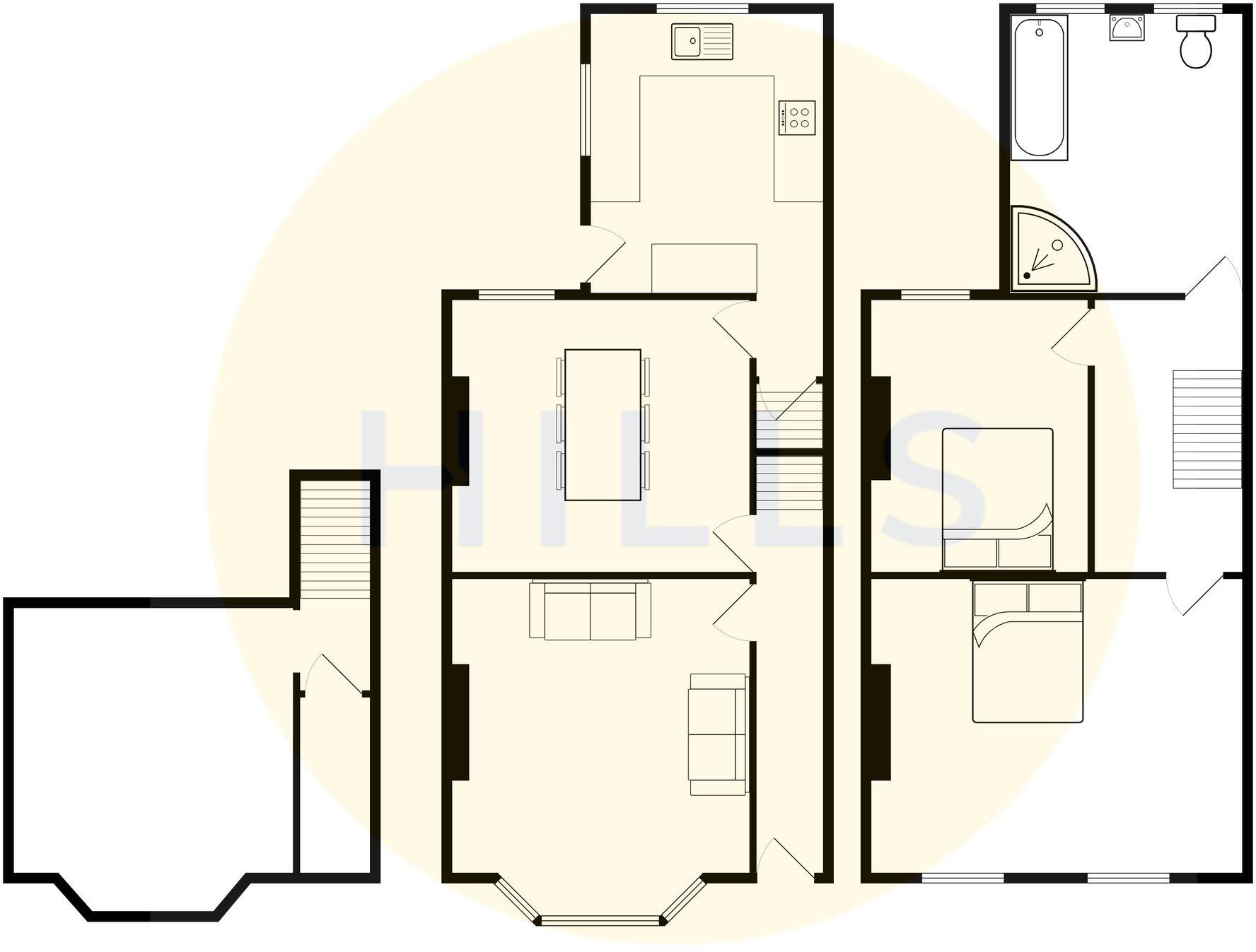 Shakespeare Crescent, Eccles, M30 floorplan