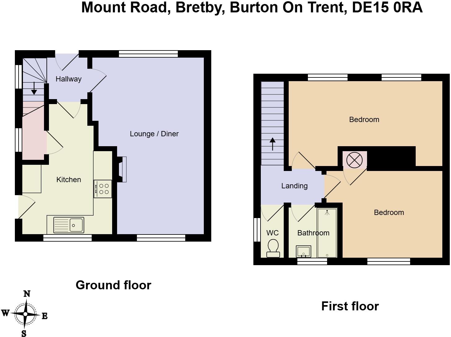 Mount Road, Bretby floorplan