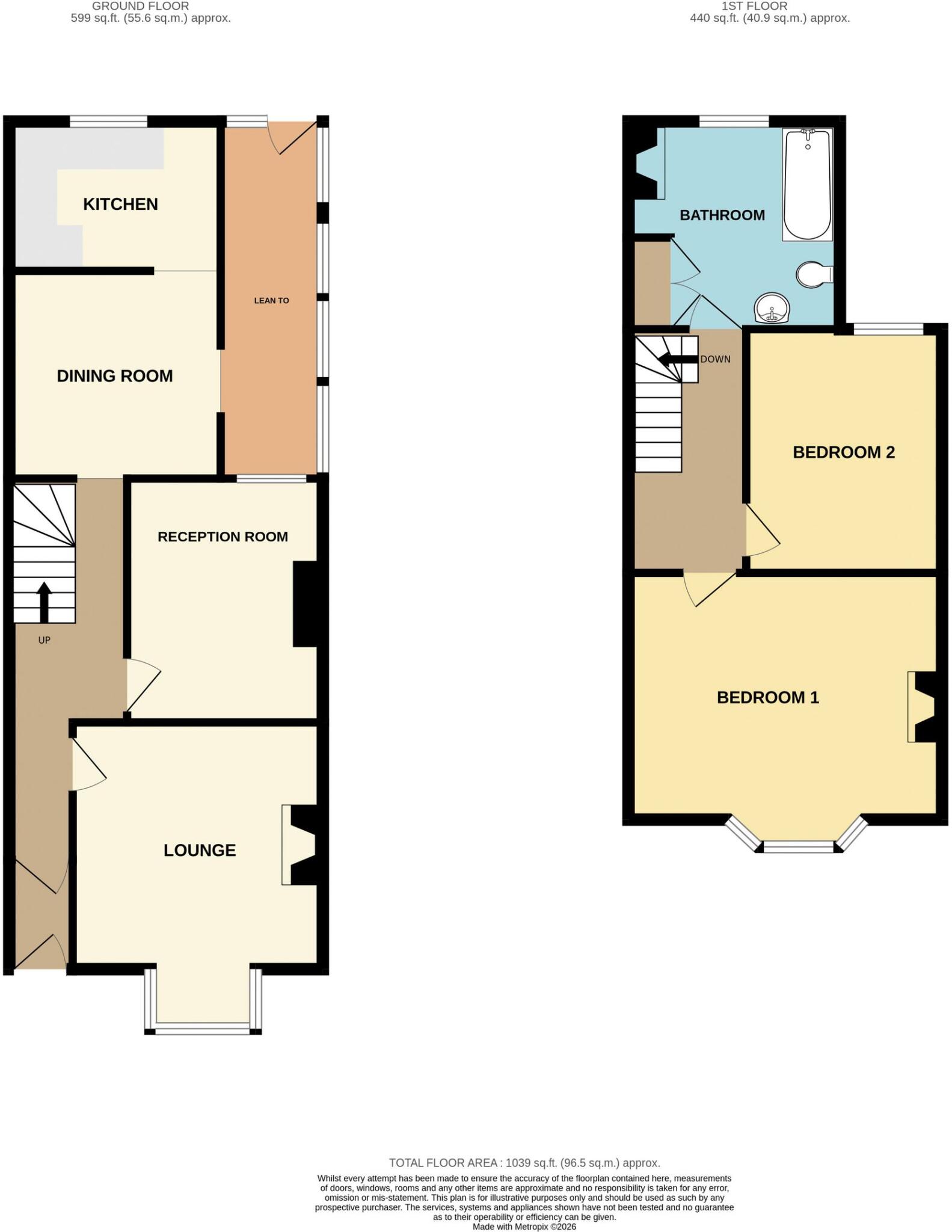 Loxleigh Avenue, Bridgwater, TA6 floorplan