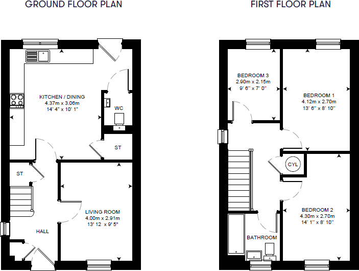 Fulford Street, Northam, Bideford, Devon, EX39 floorplan
