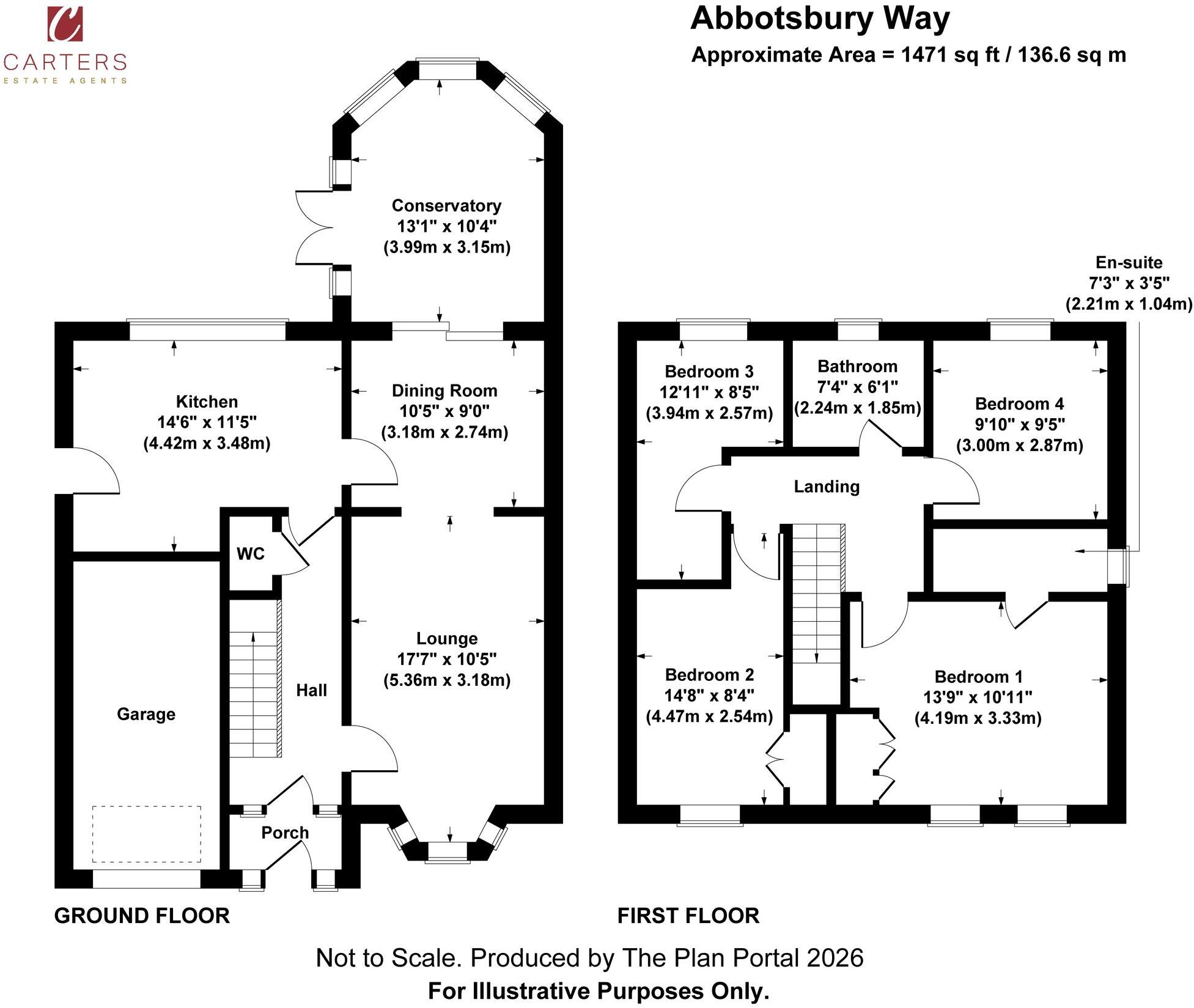 Abbotsbury Way, Nuneaton, CV11 floorplan