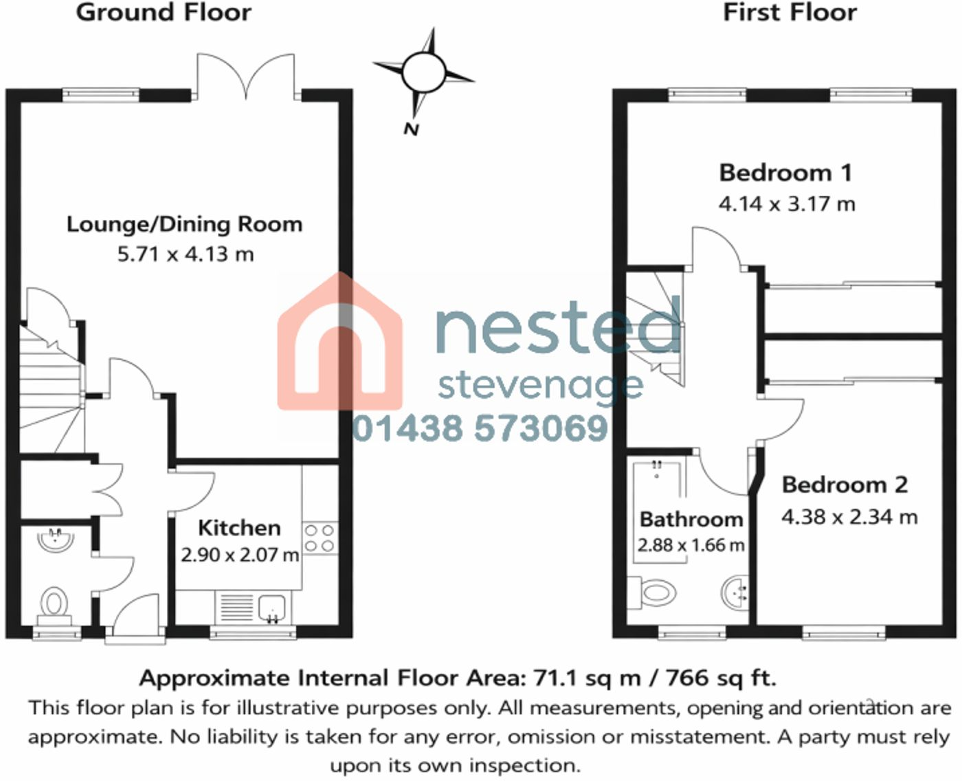 Breakspear, Stevenage, SG2 floorplan